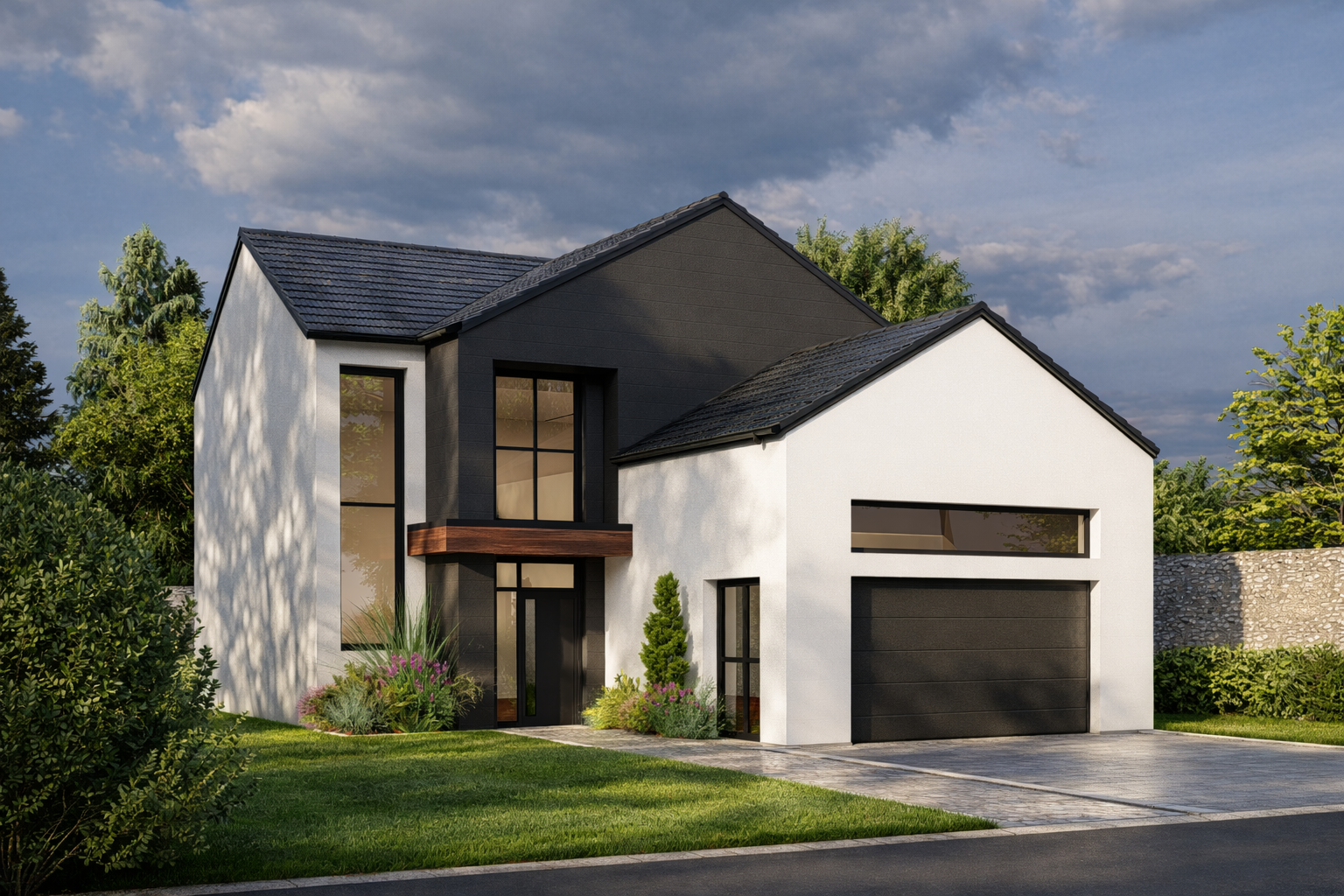 Maison contemporaine construite par Maisons Futées