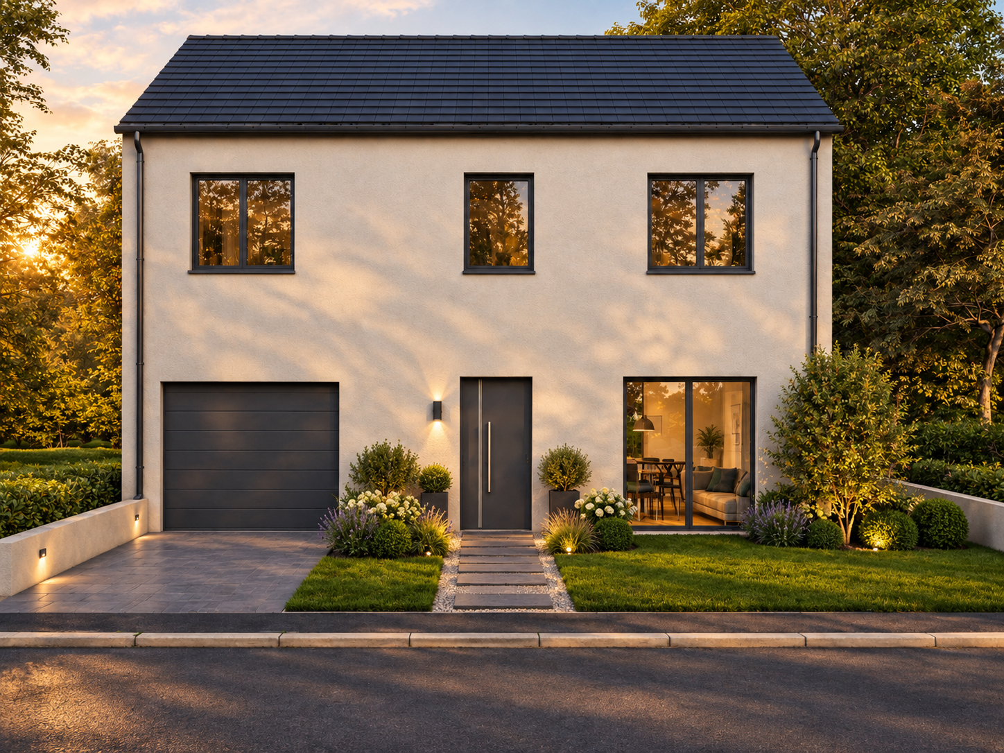 Maison contemporaine proposée par Maisons Futées à Marange-Silvange