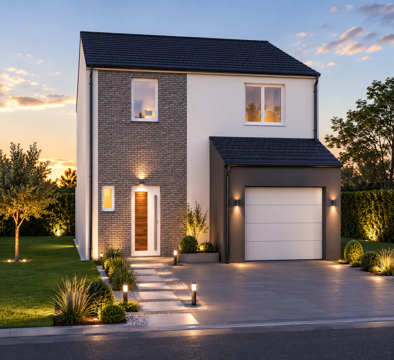 Maison à étage de 90 m² proposée par Maisons Futées à Louvigny